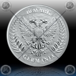 2oz GERMANIA 10 Mark 2024 *BU